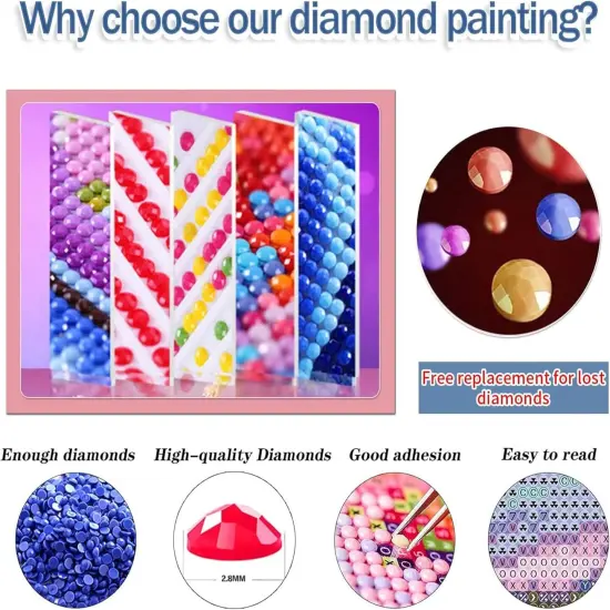 5D Diamond Painting Kits - DIY Full Round Drill {4}