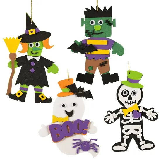 Create Your Own Halloween Characters | Set of 4 | Halloween Crafts for Kids {1}