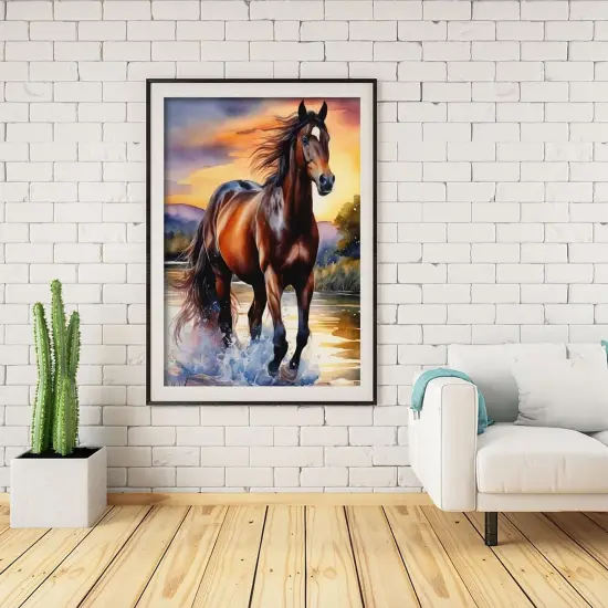 Horse Diamond Painting Kits - 12&times;16 Inch {2}