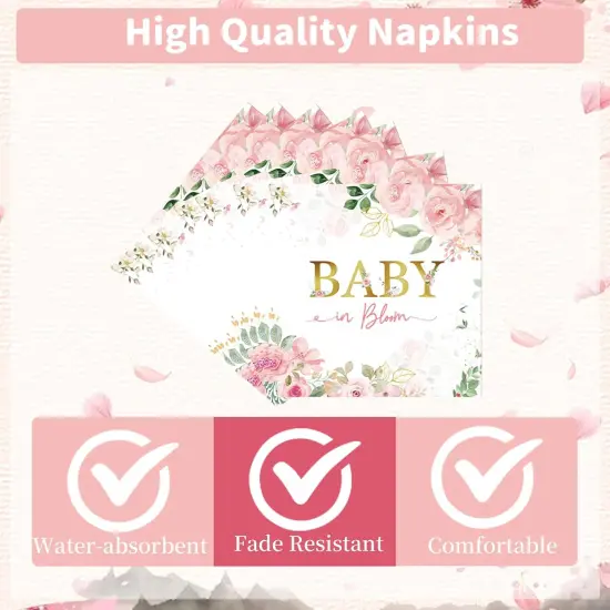 Baby in Bloom Baby Shower Decoration {3}