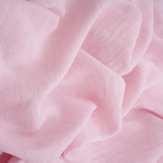 1 Yard Cey Airflow Woven Jacquard Fabric, 59/60&Prime; Wide 100% Polyester DUSTY ROSE {2}