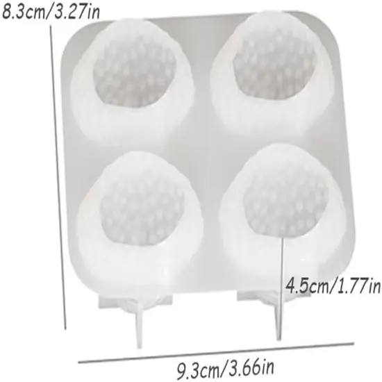 3D Strawberry Silicone Mold Scented Candle Molds for Candle Making {4}