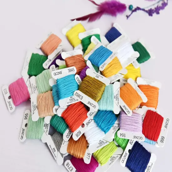 314.96 Inches - Rainbow Embroidery Floss String - Cross Stitch Thread(50) {5}