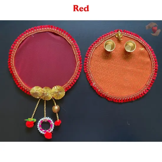 Designer and Decorative Karwachauth Channi and Thali, Karwa Chauth Thali, Karwachauth Gift {1}