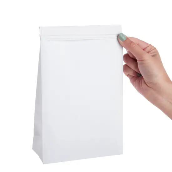 50-Pack Disposable Barf Bags for Car and Travel - Paper Vomit Bags for Motion Sickness, Hangovers, Illness for Adult and Children (White, 6x2.6x9.7 in) {6}