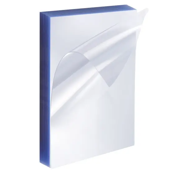 100 Pack Clear Presentation Covers for Binding, Letter Size 10 Mil Plastic Sheets for Reports, Presentations, Awards, Books (8.5 x 11 In) {1}