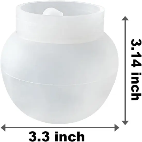 3D Apple Mold, Fruit Silicone Mold for Resin, Soap, Gypsum {2}