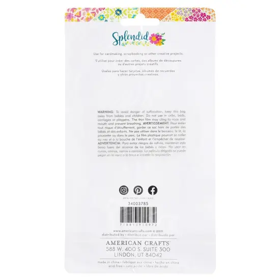 Paige Evans Splendid Dimensional Stickers - Bouquets, 9pcs {3}