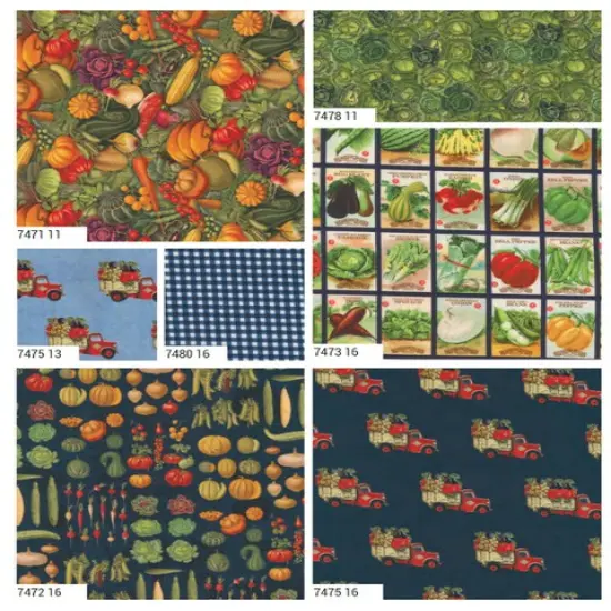 Farm and Garden Fat Quarter Bundle by Cathe Holden for Moda (7470AB) {5}
