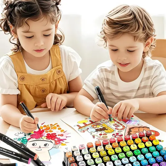 80 Colors Alcohol Markers {5}