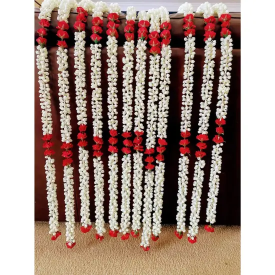 Jasmine Garland, Diwali Decoration, Diwali Decor, Diwali Backdrop, Mogra Strings, Muslim Wedding, Eid Decoration, Mehndi Decoration {3}