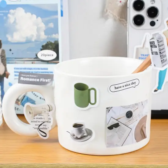 260pcs People Flowers Quotes Vintage Scrapbooking Stickers (Romantic Spring) {3}