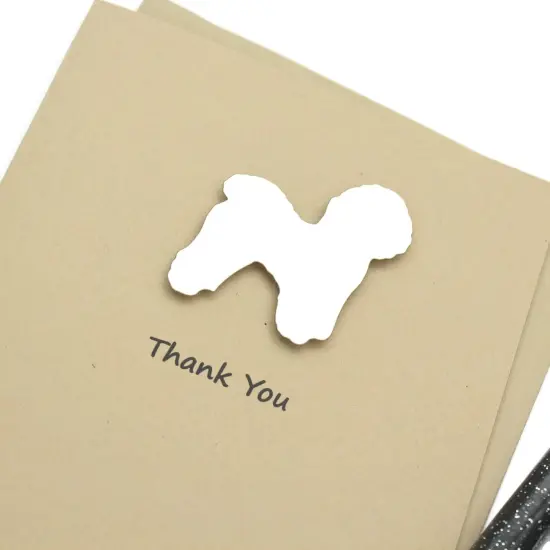 Bichon Frise Thank You Cards {2}