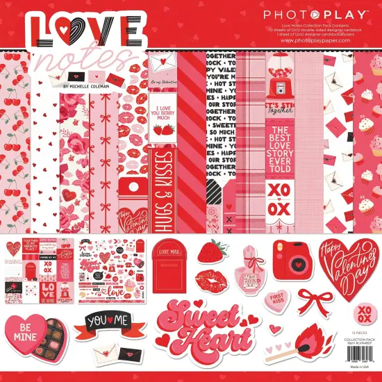PhotoPlay Collection Pack 12"X12"-Love Notes {1}