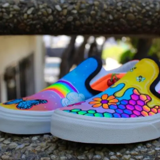 4oz Neon Leather Paint 6 Pack Starter Acrylic Paint Kit Set {5}