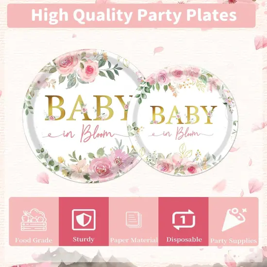 Baby in Bloom Baby Shower Decoration {2}