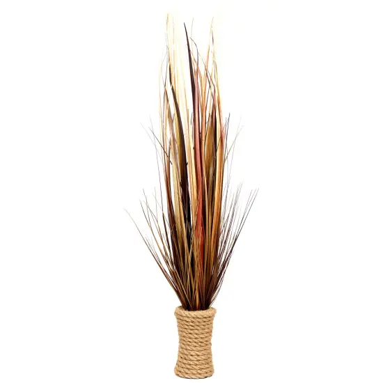 Northlight Artificial Grass Plant in a Rope Pot - 34" Brown {3}