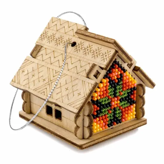 Set for embroidery with beads on wood {5}