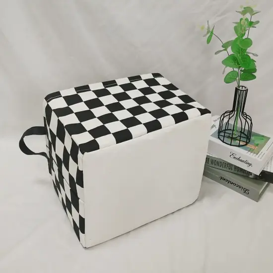 Rectangular Storage Basket Collapsible Organizer Bin Waterproof Toy Box for Organizing Home/Dorm/Kitchen/Pet/Office/Closet/Shelf/Gift Baskets {6}