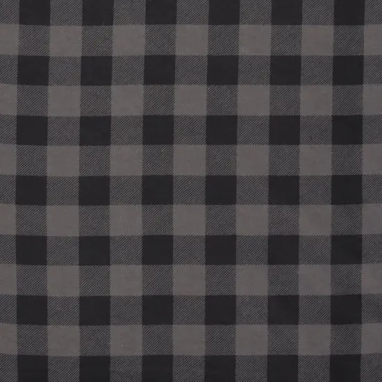 Mook Fabrics Buffalo Plaid Flannel Fabric [43 in. Wide] - By The Yard Grey {1}