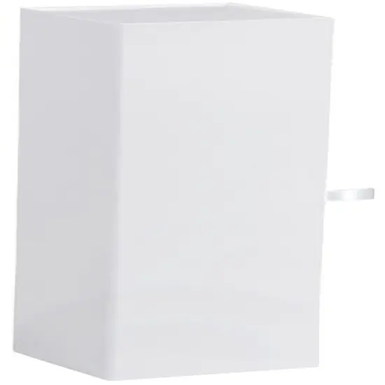 Pack/3: White Magnetic Closure Wine Gift Box - 6-5/8 x 3-1/4 x 13" (2 Bottle) {2}