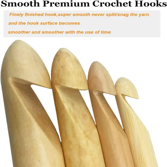 Mdoker Huge Crochet Hook Set Size {5}