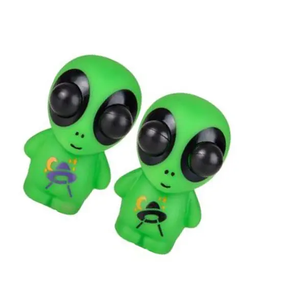 Eye Popping Aliens 3 1/2 Inches Soft Rubber {3}