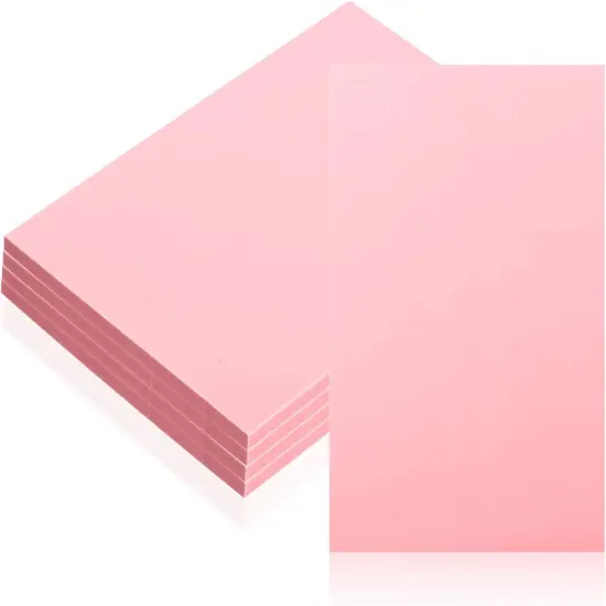 4 Pcs 4" x6&ldquo; Pink Rubber Art Soft Linoleum Carving Block, Rubber Crafts Linocut Block for Printmaking,Stamp Carving Block {1}
