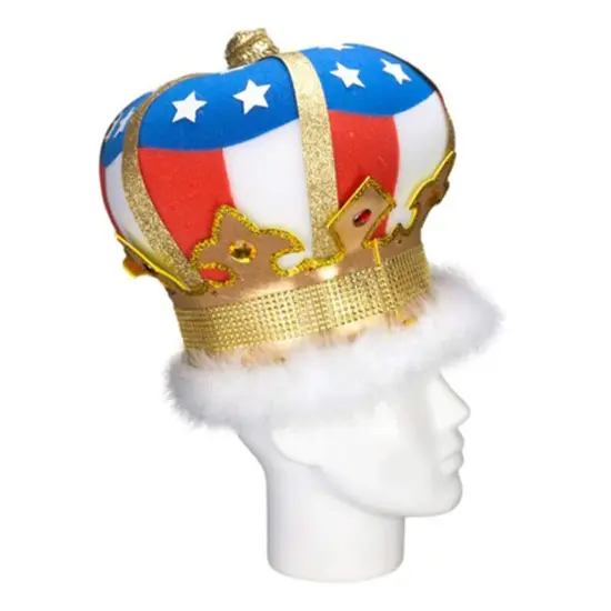 USA King Crown Regal & Patriotic Party Accessory {4}