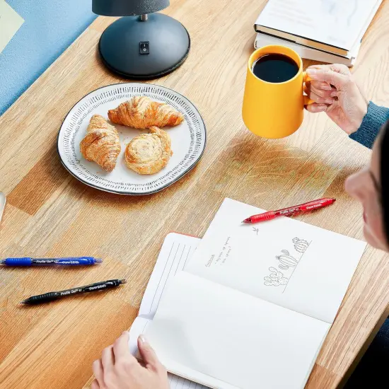 Retractable Gel Pen, Ultra-Smooth Ink, Black, 0.7mm Medium Point, 12 Count {4}