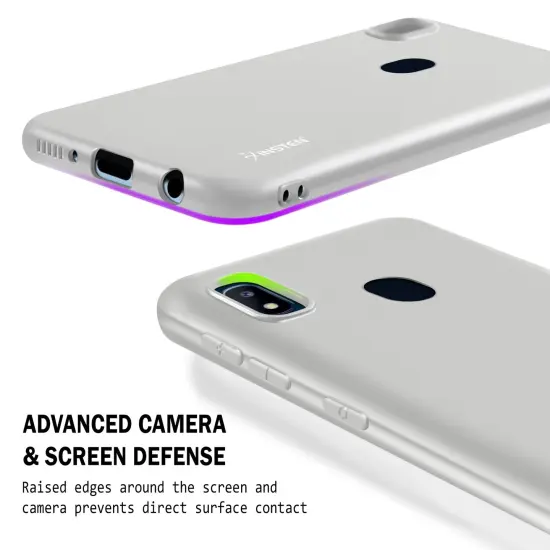 For Samsung A10e Case, Matte Clar Soft Flexible TPU Ultra Slim Phone Case Skin, Anti-Scratch Anti-Fingerprint Shockproof Compatible with Samsung Galaxy A10E 5.8 Inch 2019 by Insten Clear {7}