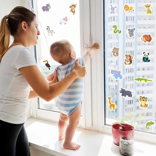 360 Pieces Animals Foam Stickers Animals Reward Stickers Adhesive Stickers for Kids for Arts Crafts Laptops Party Favors Decoration Home DIY Supplies {4}
