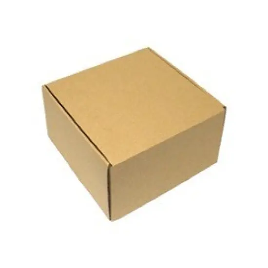 Pack/6: Kraft Decorative Mailer - 9 x 9 x 4" {1}