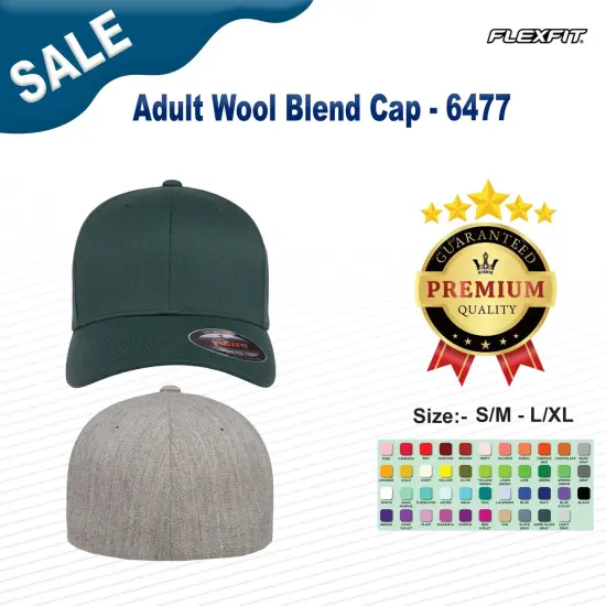 Flexfit&reg; Adult Wool Blend Cap BROWN {2}
