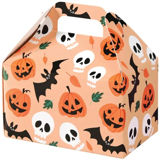 Pack/6: Spook-tacular Party Favor Gable Box - 6 x 3-3/4 x 3-1/2" {1}