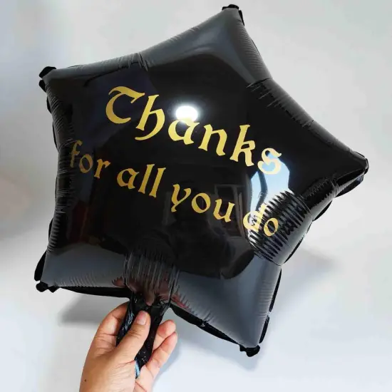 Thanks for All You Do Helium Mylar Foil Balloons, 10pcs Thank You Hanging Balloons for Wedding Congrats Grad National Nurses Day {1}