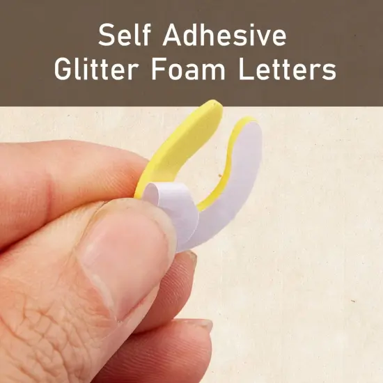 1300 Pieces Small Foam Letter Stickers for Crafts, 50 Sets of Adhesive A-Z Alphabets for Kids (6 Colors) Multicolor {5}