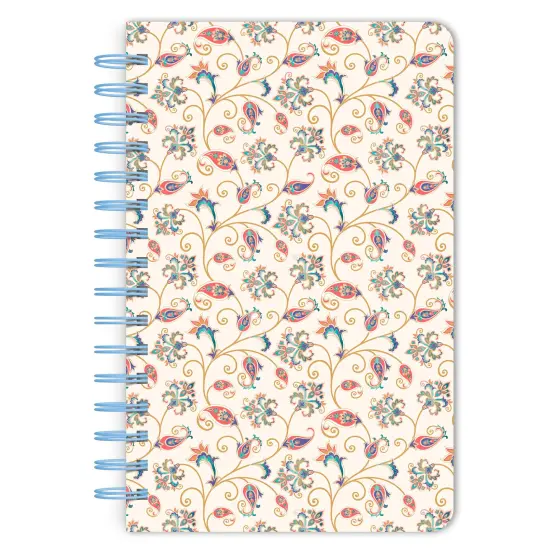 Tuscan Delight | 5.25x8.25 Inch Compact Wire Journal | Non-Dated | Foil Stamped Cover {1}