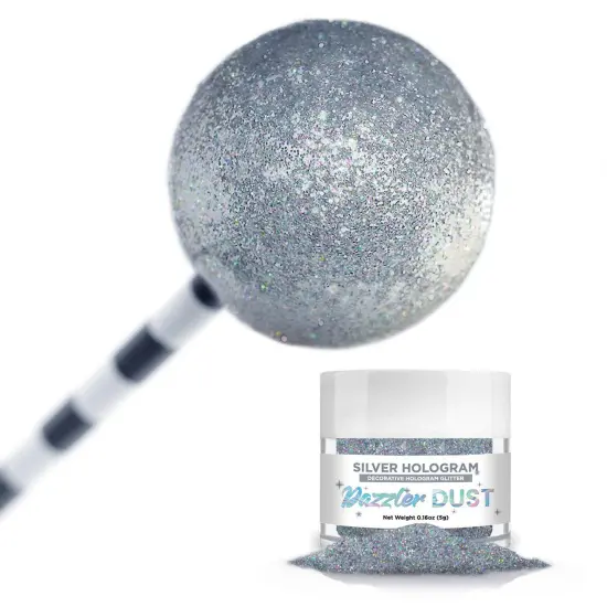 Silver Hologram Dazzler Dust&reg; 5 Gram Jar {1}