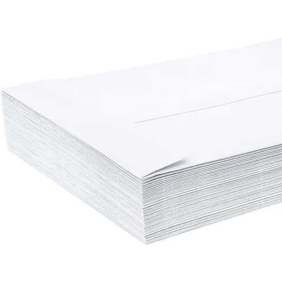 Juvale 50-Count #14 White Policy Business Envelopes, 11.5 x 5 Inches {5}