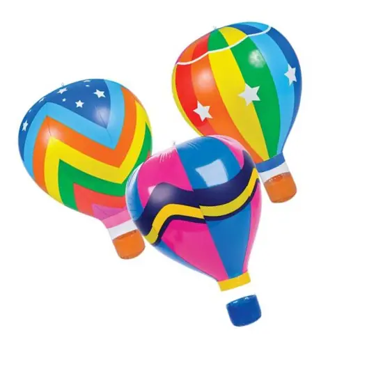 Inflatable Hot Air Balloons 22 Inch Assorted Designs {3}