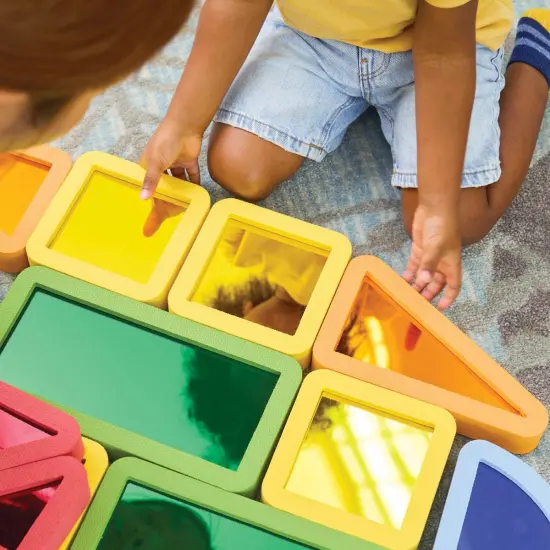 Kaplan Early Learning Company Mirror Foam Blocks - 12 Pieces {7}