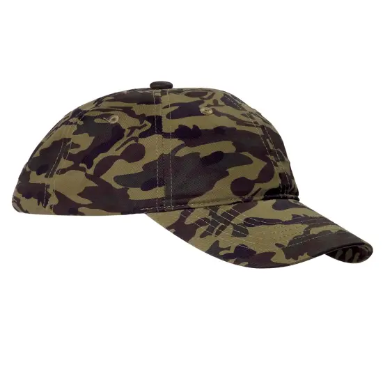 Big Accessories&reg; Unstructured Camo Cap RPSTP DG GR CAMO {6}