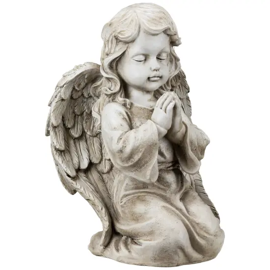 Northlight Kneeling Praying Cherub Statue - 14" - Beige {6}