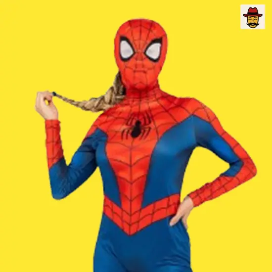 Women Zentai Marvel Spider-Man Jumpsuit Costume Full Body Spandex Suit {2}