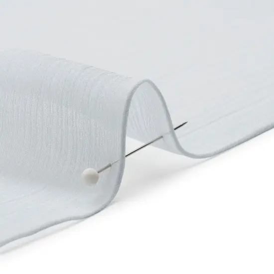 1 Yard Gray Dawn Crinkled Silk Chiffon Fabric Sheer Lightweight Perfect for Flowing Dresses, 43 Inches Wide {2}