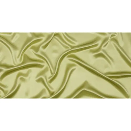 1 Yard Nile Green Stretch Silk Charmeuse Fabric Solid Premium Designer Material 40 inch Width {3}