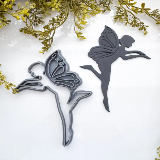 WALL ART | MONARCH FAIRY | ENCHANTMENT | LARGE CLAY CUTTER {2}