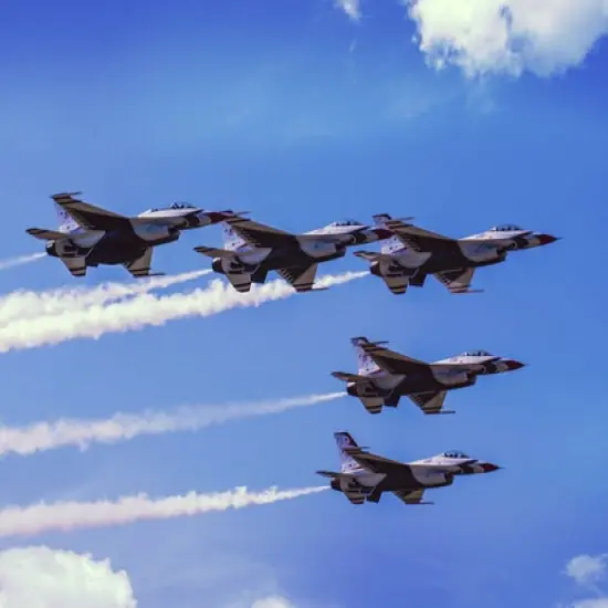 David Textiles Ready to Defend - Fighter Jet Panel 36" Cotton Fabric by the Panel {1}