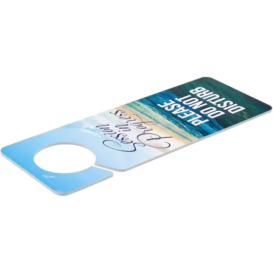 3 Pack Plastic Do Not Disturb Door Hanger Sign for Therapy, Massage Session in Progress, 3.5 x 9.4 Inches Multicolor {4}